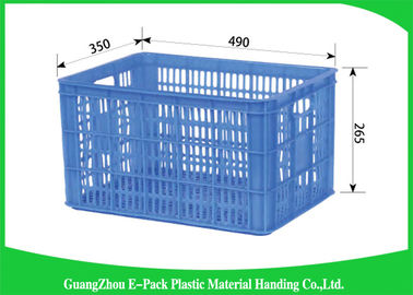 Sağlık Mesh Plastik Gıda Kasaları Gıda Sınıfı Marketler Kolay İstifleme