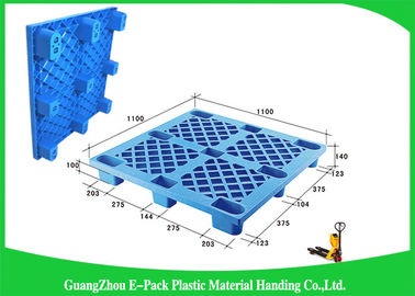 Dayanıklı Katı Güverte ile Kaymaz Endüstriyel HDPE Nestable Plastik Paletler