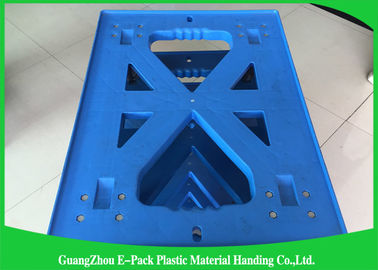 750*570*175mm Plastik Hareketli Dolly Palet Ağır Hizmet Dört Tekerlek %100 PP