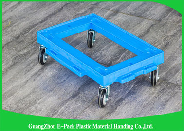 Özelleştirilmiş Palet Plastik Hareketli Dolly100 - 150KG Kapasite 612 * 412 * 145mm