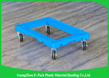 Özelleştirilmiş Palet Plastik Hareketli Dolly100 - 150KG Kapasite 612 * 412 * 145mm