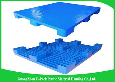 Economica Kargo Yuvalı Plastik Paletler 9 Ayaklı İhracat Mavi 1200*1000mm