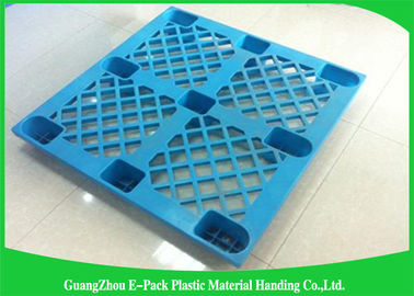 Küçük Tek Alt Hafif Hizmet Yuvalanabilir Plastik Paletler 1100*800*135mm