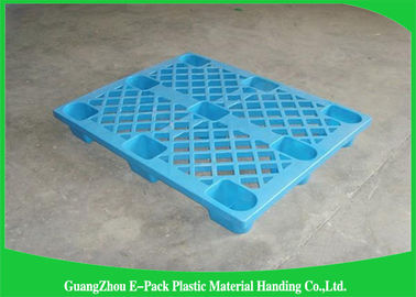 Küçük Tek Alt Hafif Hizmet Yuvalanabilir Plastik Paletler 1100*800*135mm