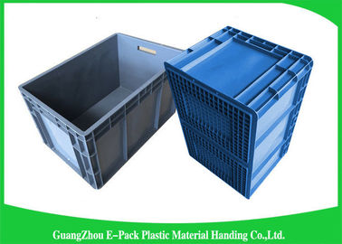 Büyük Standart Depo Plastik Euro İstifleme Konteynerleri 800*600*340mm