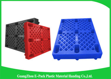 Küçük Tek Alt Hafif Hizmet Yuvalanabilir Plastik Paletler 1100*800*135mm