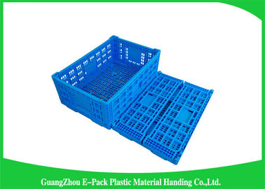 50mm Yükseklik Katlanabilir Tote / Katlanabilir Plastik Saklama Kasaları