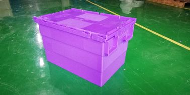 Su Geçirmez 600*400*365 Mm İstifleme Plastik Kılıflar, Hırsızlığa Karşı Düğme Mühürlü