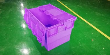 Su Geçirmez 600*400*365 Mm İstifleme Plastik Kılıflar, Hırsızlığa Karşı Düğme Mühürlü