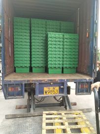 Özel Logolu Daha Derin 600 * 400 * 462 mm Plastik Ekli Kapaklı Konteynerler