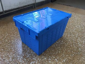 Taşıma için Ekli Kapaklı Mesh Gövde Plastik Depolama Kasaları
