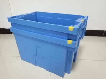 İstifleme Yuvalama Katı Plastik Taşıma Kutusu Standart Boyut 600*400mm