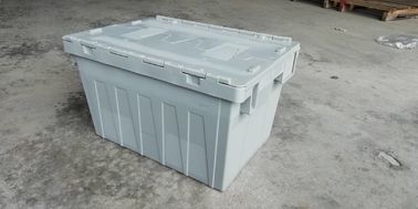 Yüksek Dayanıklılık Plastik İstiflenebilir Depolama Devir Kutuları 550*370 mm