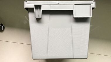 Yüksek Dayanıklılık Plastik İstiflenebilir Depolama Devir Kutuları 550*370 mm