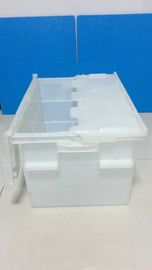 Standart Boy PP Plastik Ekli Kapaklı Konteynerler Daha Yüksek Yükleme Kapasitesi