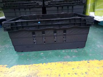 Süpermarket İstifleme Saklama Kutuları 600*400mm Virgin PP Malzeme 6 farklı Yükseklik
