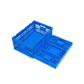 600*400*250 mm Virgin PP Plastik Katlanır Kasalar Sağlam Alt Dayanıklılık