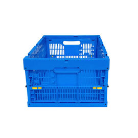 600*400*250 mm Virgin PP Plastik Katlanır Kasalar Sağlam Alt Dayanıklılık