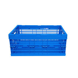 600*400*250 mm Virgin PP Plastik Katlanır Kasalar Sağlam Alt Dayanıklılık
