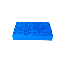 Ekli kapaklar Plastik Katlanır Kasalar 600*400*265 mm Düz Alt Mesh Gövde