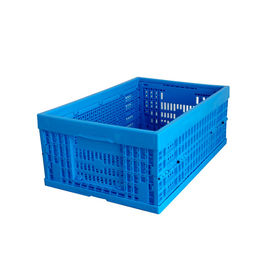 Taze Gıda Yükleme Plastik Katlanır Kasalar 600*400*240 mm Mesh Yapısı