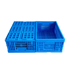 Taze Gıda Yükleme Plastik Katlanır Kasalar 600*400*240 mm Mesh Yapısı