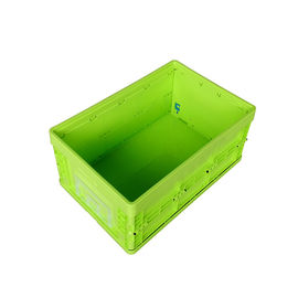 Standart Boy Yeşil Katlanabilir Plastik Kaplar / Katlanabilir Plastik Kutu