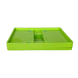 Standart Boy Yeşil Katlanabilir Plastik Kaplar / Katlanabilir Plastik Kutu