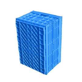 600*400*330 Mm Taşınabilir Plastik Katlanır Depolama Kasaları Toplama İçin