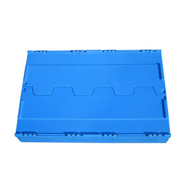 600*400*330 Mm Taşınabilir Plastik Katlanır Depolama Kasaları Toplama İçin