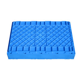 600*400*330 Mm Taşınabilir Plastik Katlanır Depolama Kasaları Toplama İçin