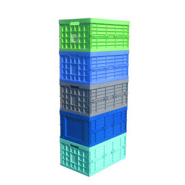 30kgs Yükleme Kapasitesi Virgin PP Katlanabilir İstifleme Konteynerleri 600*400 mm Serisi