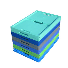 30kgs Yükleme Kapasitesi Virgin PP Katlanabilir İstifleme Konteynerleri 600*400 mm Serisi