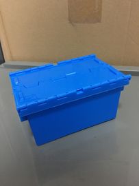 Küçük Boy 120*80*60 mm Plastik Yığın Yuva Taşıma Kutuları Ekli Kapaklar