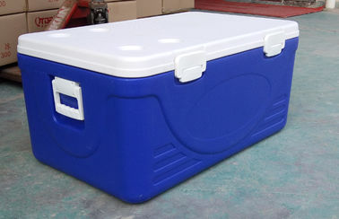 Mavi 110L Hacim Yalıtımlı Soğutucu Dondurucu Soğutucu Kutu Virgin HDPE PU Köpük