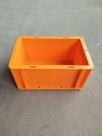 Turuncu Renkli Euro İstifleme Kapları 300*200 mm / İstiflenebilir Plastik Saklama Kapları