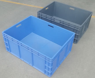 Büyük Hacimli İstiflenebilir Virgin Plastik Kaplar 800*600*340 mm Yükleme Kapasitesi 45kg
