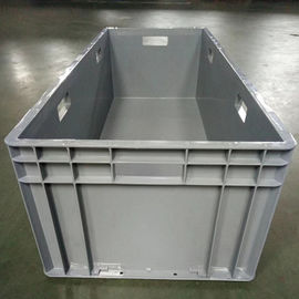 Motor Sanayi Toplu Hacim Euro İstifleme Konteynerleri 1000*400*290 mm Bakire Plastik Renk Özelleştirilmiş