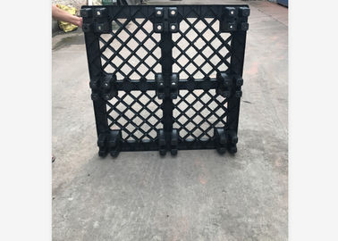 Hafif Hizmet 9 Koşucu 1100*1100 Mm Tek Yönlü Ambalaj Plastik Paletler
