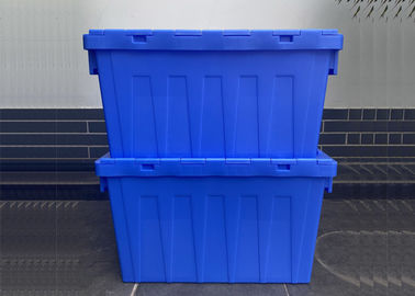 Özelleştirme Menteşeli Plastik Ekli Kapaklı Konteynerler 560*380*330mm