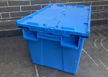Özelleştirme Menteşeli Plastik Ekli Kapaklı Konteynerler 560*380*330mm