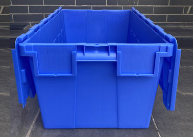 Geri Dönüştürülebilir Lojistik Yığını Plastik Ekli Kapaklı Konteynerler