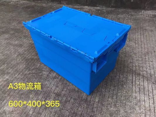 Menteşeli Kapaklı Hırsızlığa Dayanıklı 600 * 400mm Plastik Saklama Kılıfları