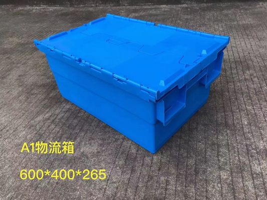 Menteşeli Kapaklı Hırsızlığa Dayanıklı 600 * 400mm Plastik Saklama Kılıfları