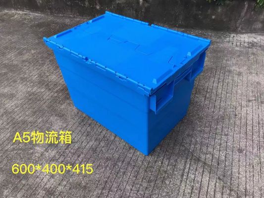 Menteşeli Kapaklı Hırsızlığa Dayanıklı 600 * 400mm Plastik Saklama Kılıfları
