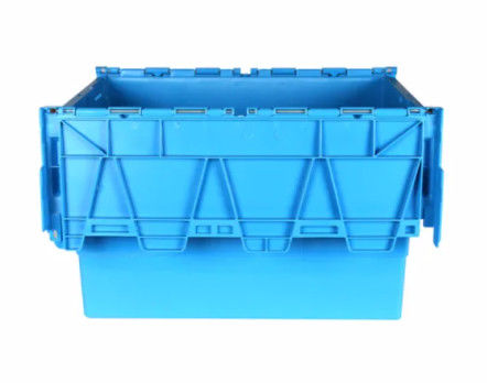 Virgin Plastic Ekli Kapaklı Konteynerler Nestable İstiflenebilir Hareketli Tote Box