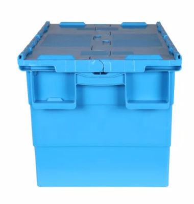 Virgin Plastic Ekli Kapaklı Konteynerler Nestable İstiflenebilir Hareketli Tote Box
