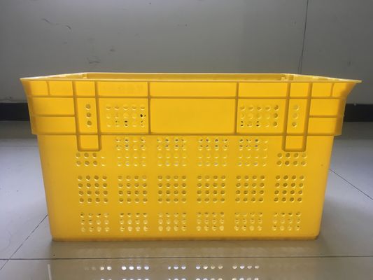 600*400mm Meyve Ve Sebze Plastik Kasalar İstiflenebilir Ciro Dağıtımı