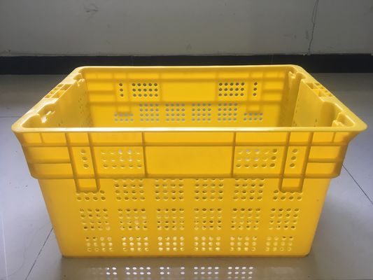 600*400mm Meyve Ve Sebze Plastik Kasalar İstiflenebilir Ciro Dağıtımı