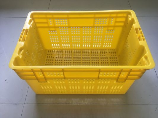 600*400mm Meyve Ve Sebze Plastik Kasalar İstiflenebilir Ciro Dağıtımı